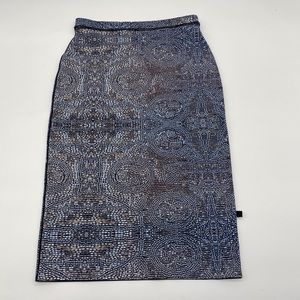 lululemon athletica Blue Mosaic Pencil Skirt